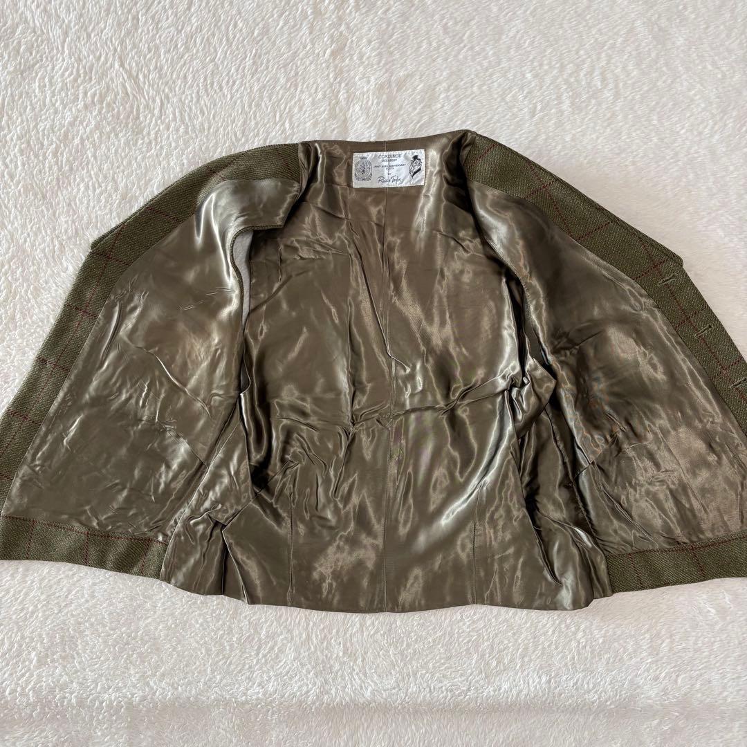 コーディングス CORDINGS 襟付きツイードジレ 150周年記念 40