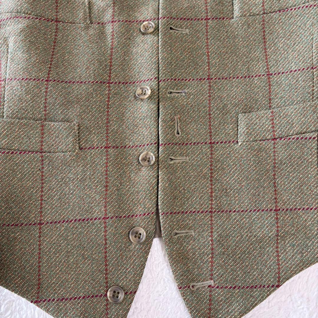 コーディングス CORDINGS 襟付きツイードジレ 150周年記念 40