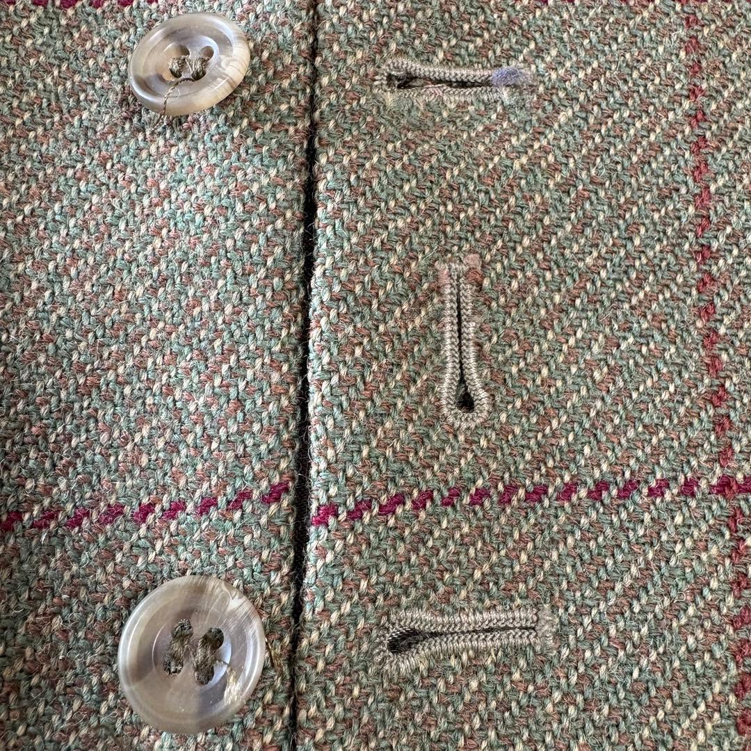 コーディングス CORDINGS 襟付きツイードジレ 150周年記念 40