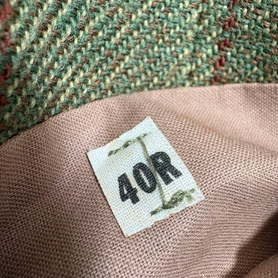 コーディングス CORDINGS 襟付きツイードジレ 150周年記念 40