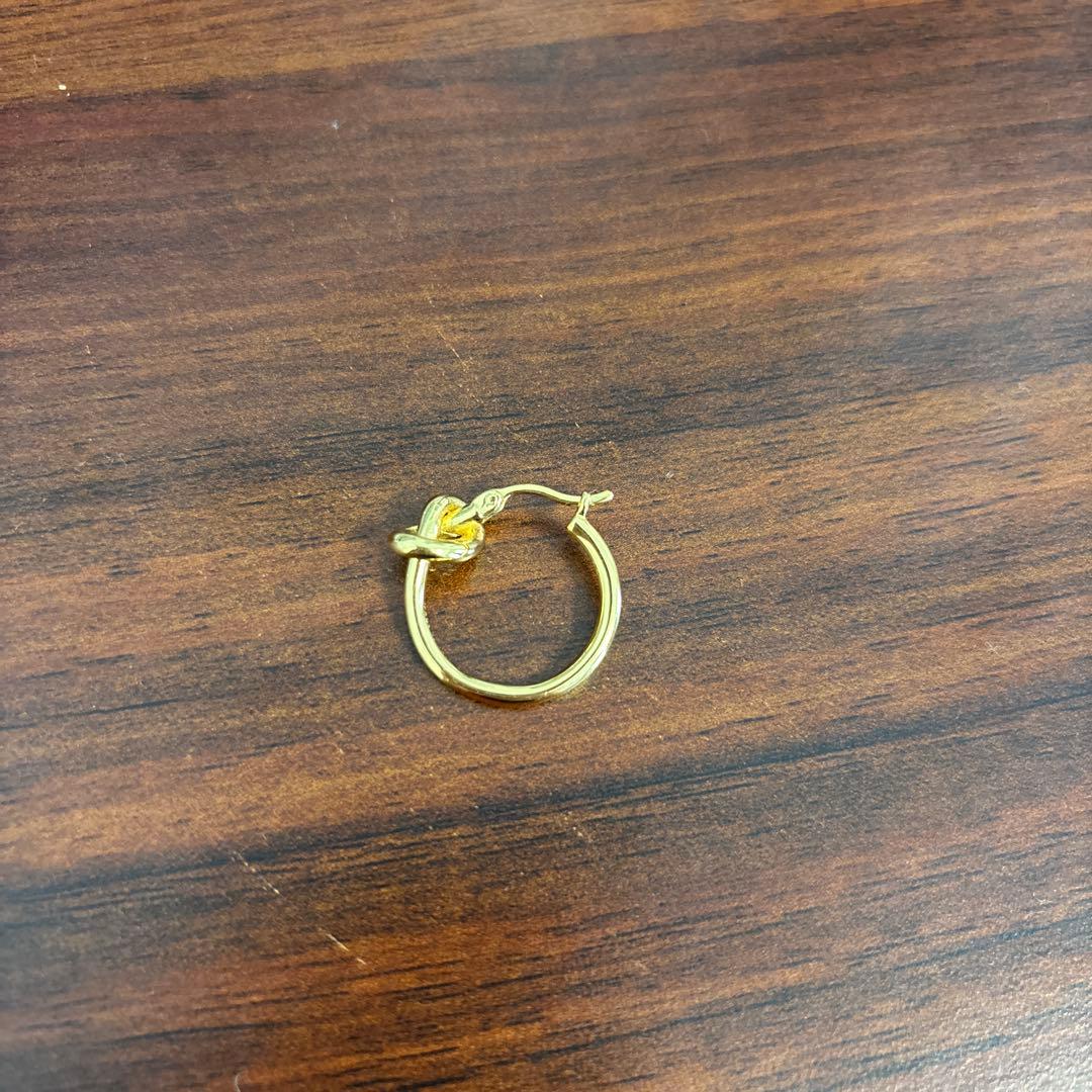 yu★◆CELINE ノット フープピアス 片耳