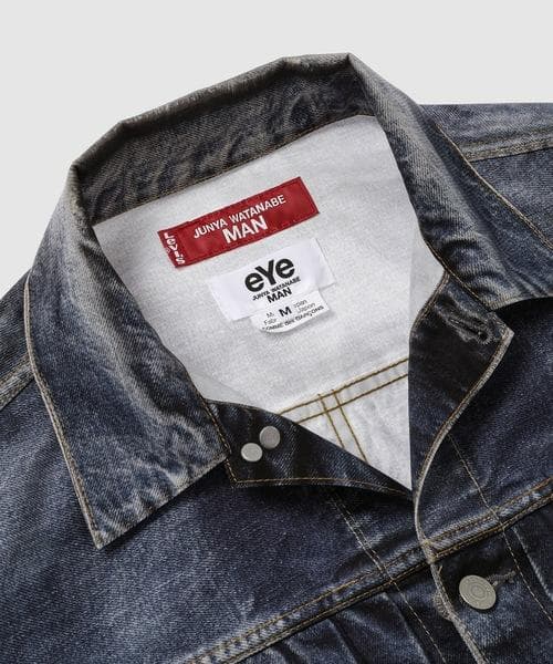 25SS eye JUNYA WATANABE MAN デニム転写ジャケットXL