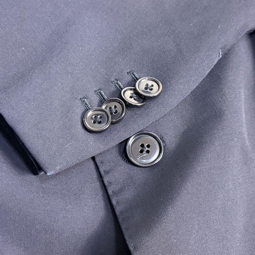 J7209 美品 ラルディーニ easy wearトラベルスーツ ネイビー 44