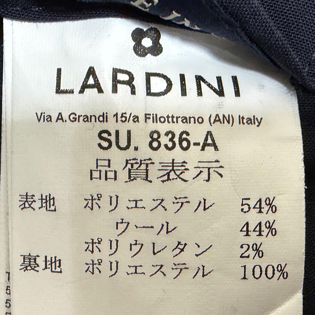 J7209 美品 ラルディーニ easy wearトラベルスーツ ネイビー 44