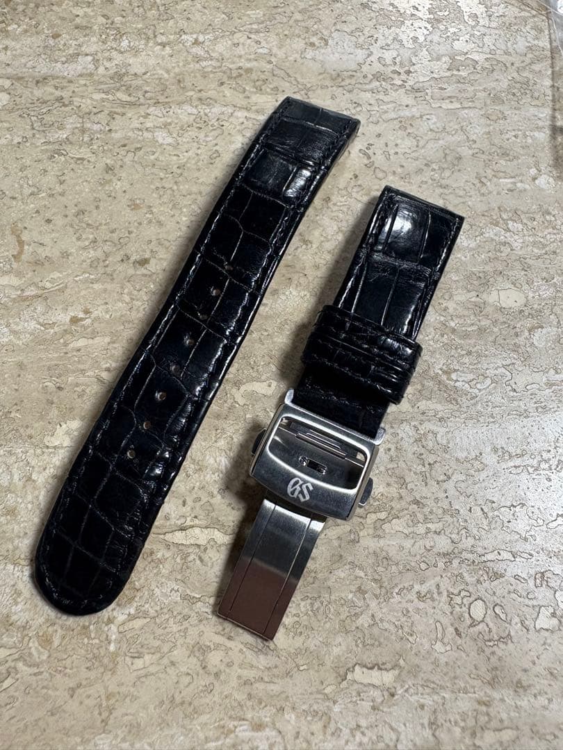 グランドセイコー Dバックル クロコダイルベルト 20-18 SS