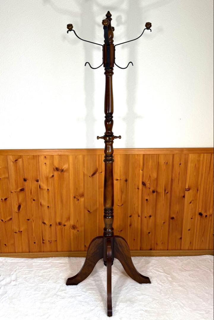 カリモク コロニアル ハンガーラック ポールスタンド karimoku