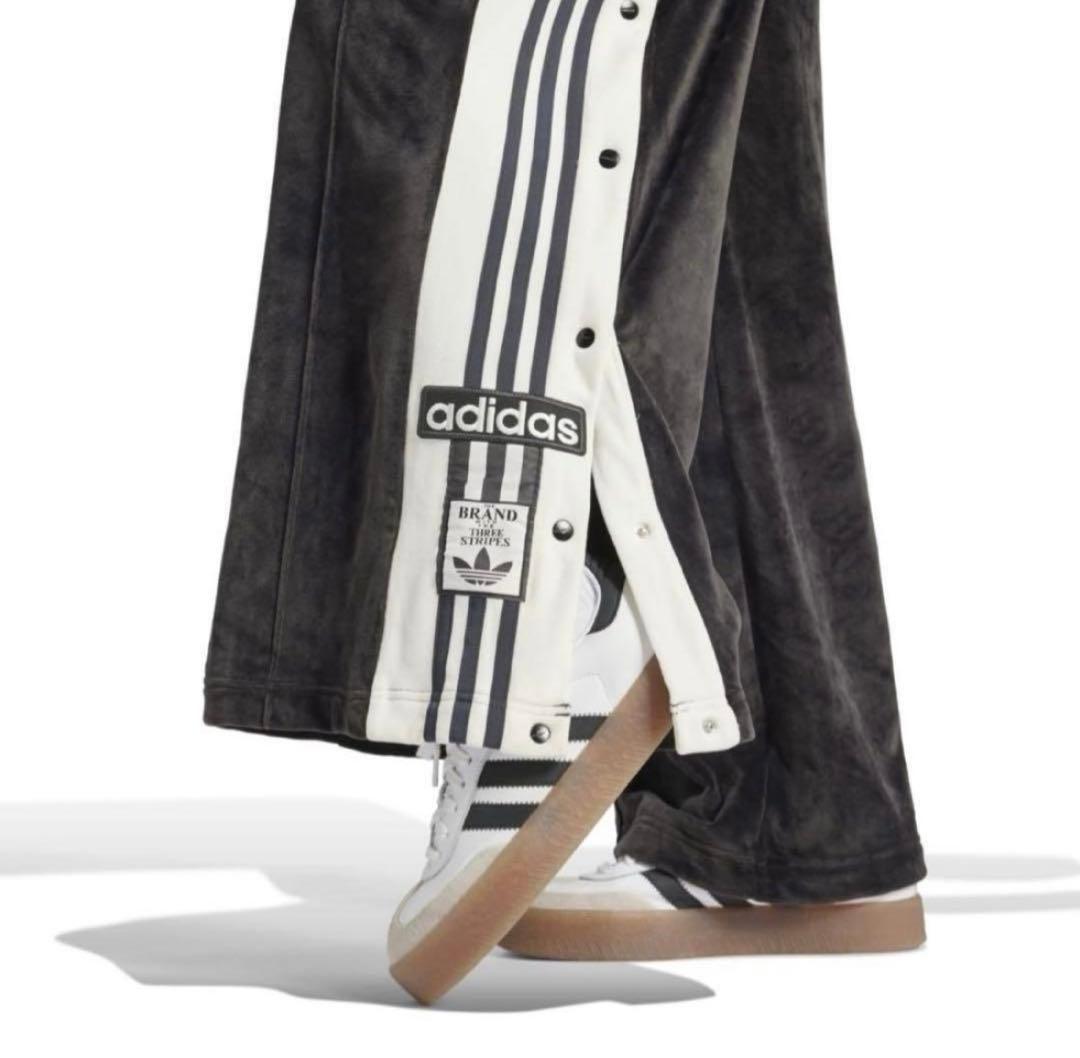 adidas W ADIBREAK VELOUR TP 黒 M
