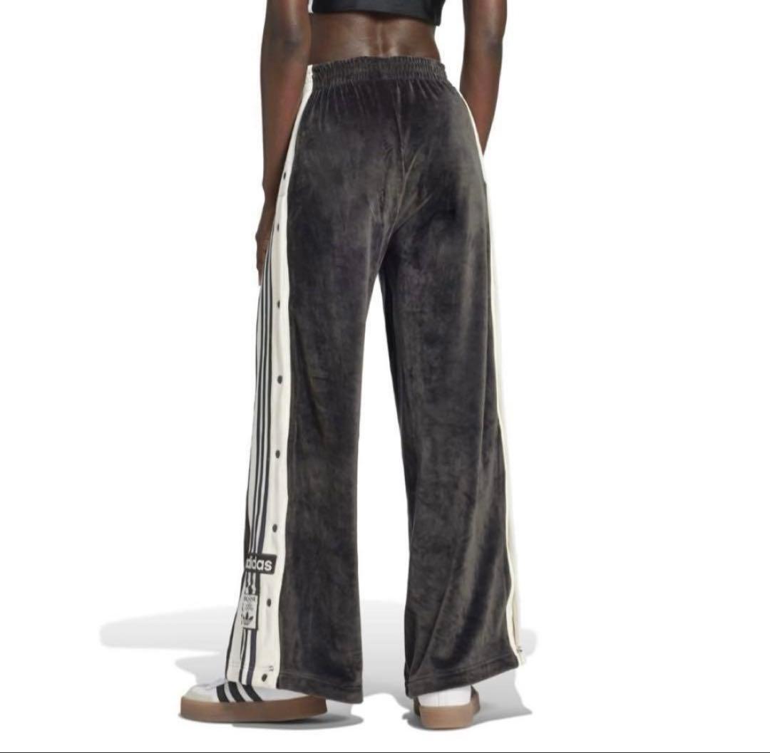 adidas W ADIBREAK VELOUR TP 黒 M