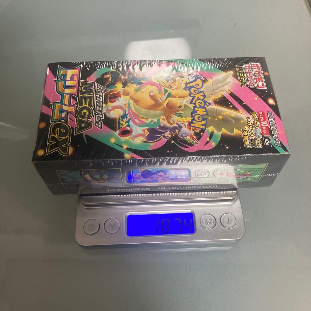 高重量BOX　MEGAドリームex　シュリンク付き　1BOX 187g