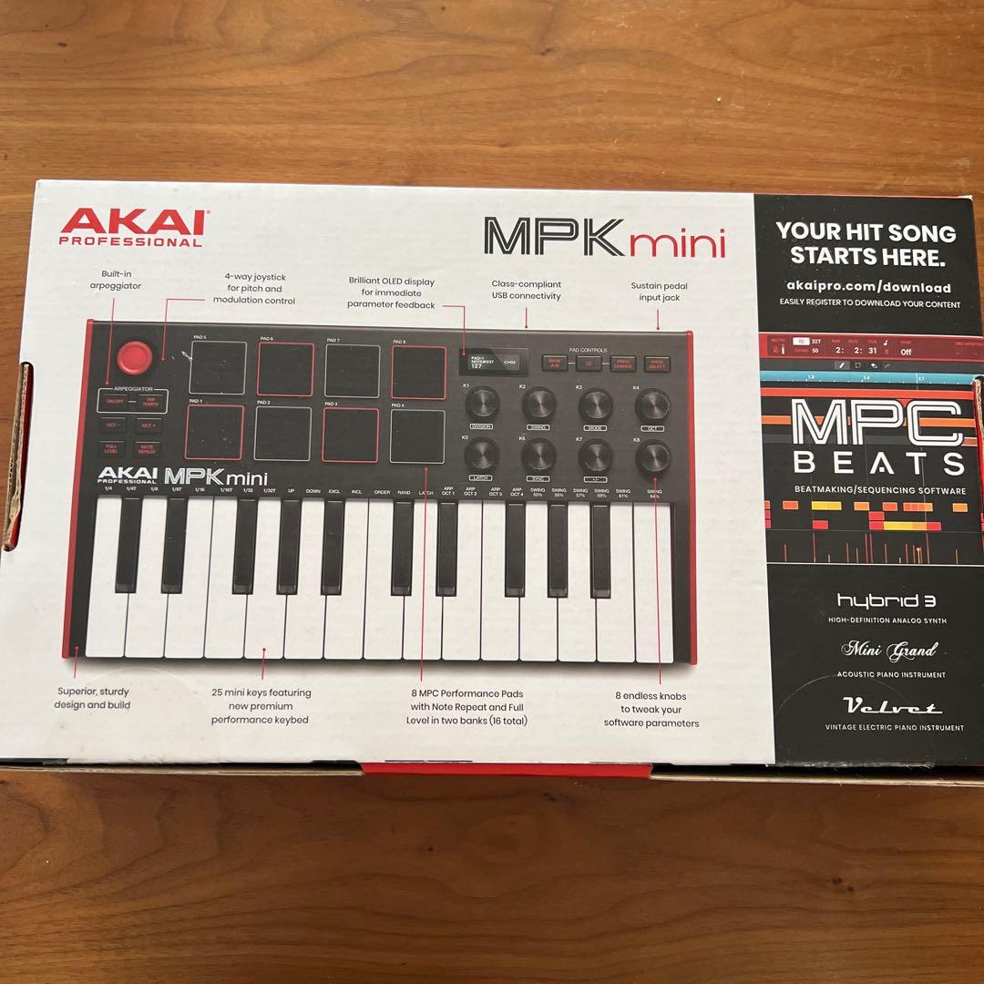 MPK mini コンパクトキーボード　AKAI