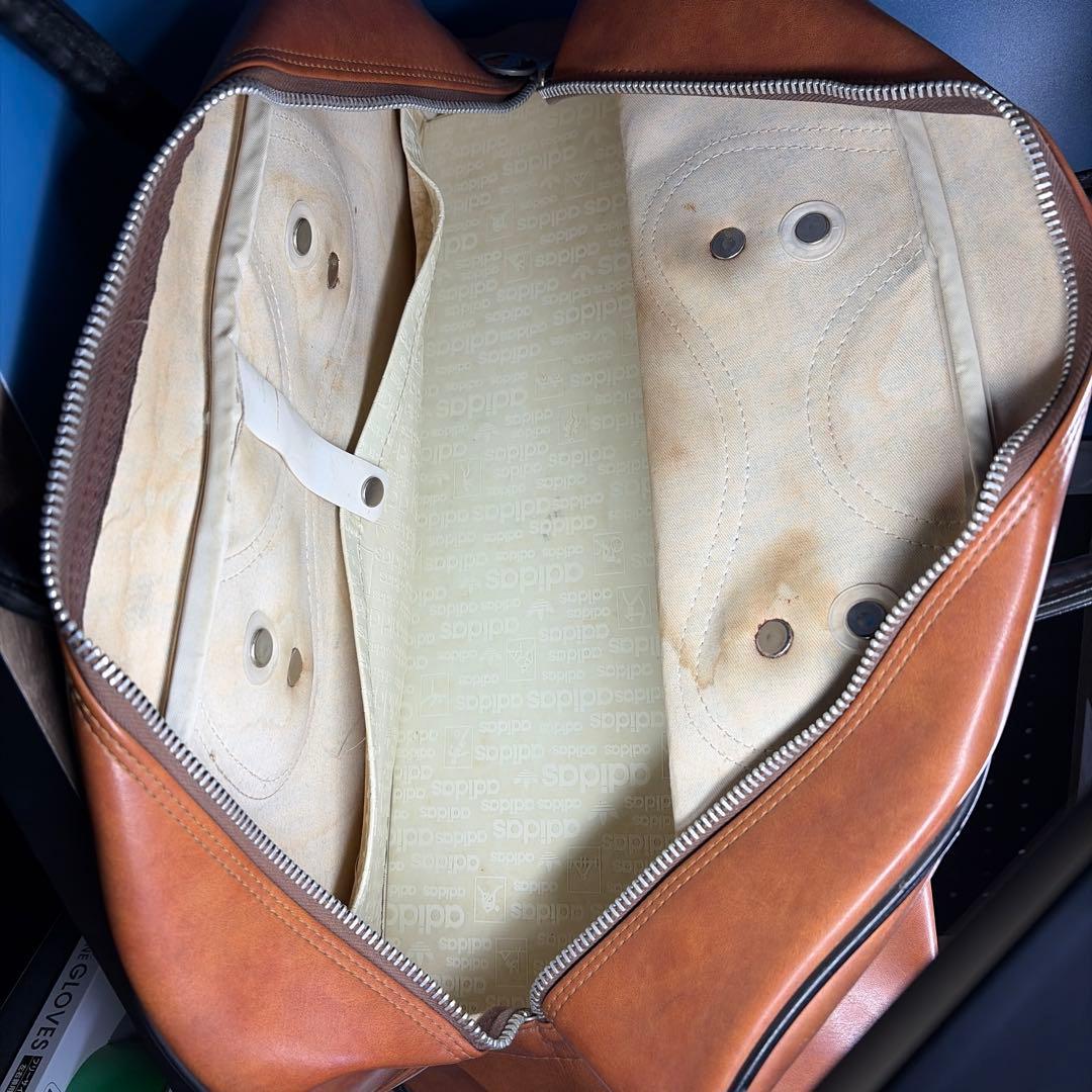 【激レア】adidas ボストンバック　ヴィンテージ 70s 合成皮革 日本製