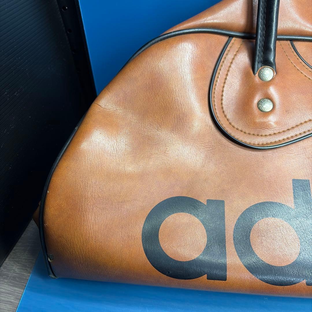 【激レア】adidas ボストンバック　ヴィンテージ 70s 合成皮革 日本製