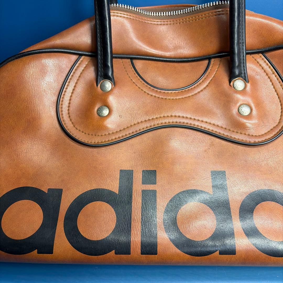 【激レア】adidas ボストンバック　ヴィンテージ 70s 合成皮革 日本製