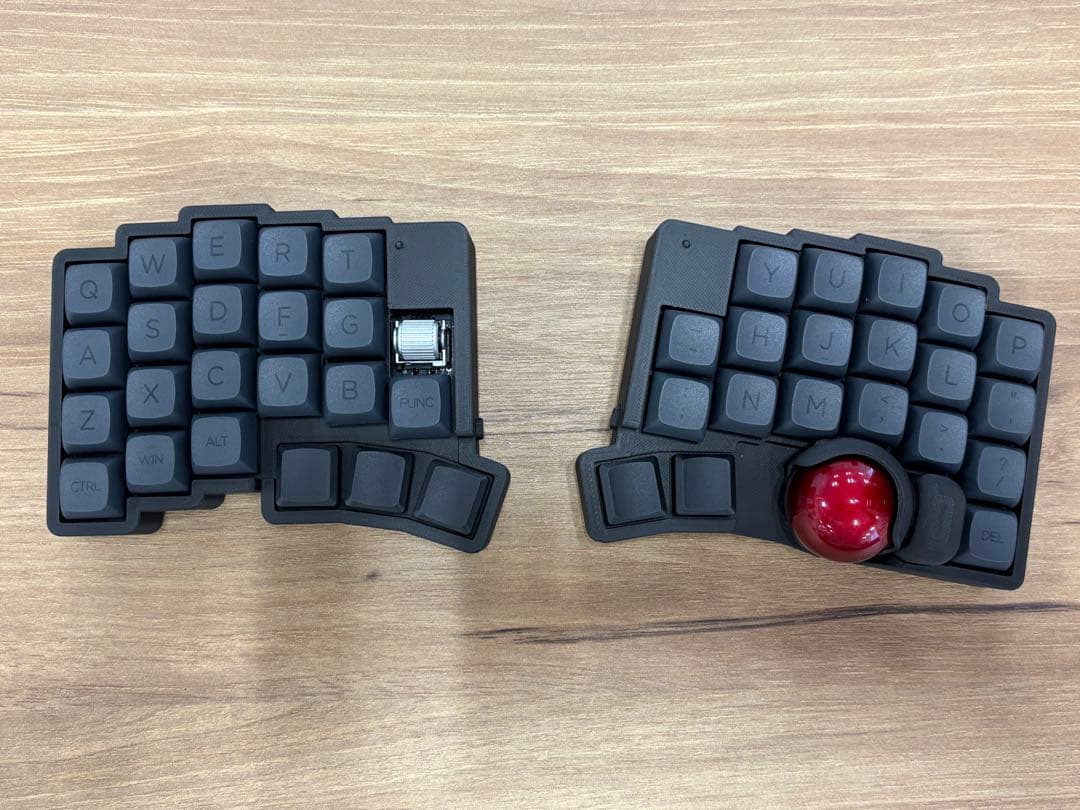 bluemoonroBa 分割型キーボード BLE接続可 トラッく