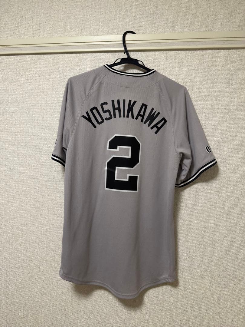 Nike ユニフォーム 読売ジャイアンツ 吉川尚輝　グレー　Sサイズ