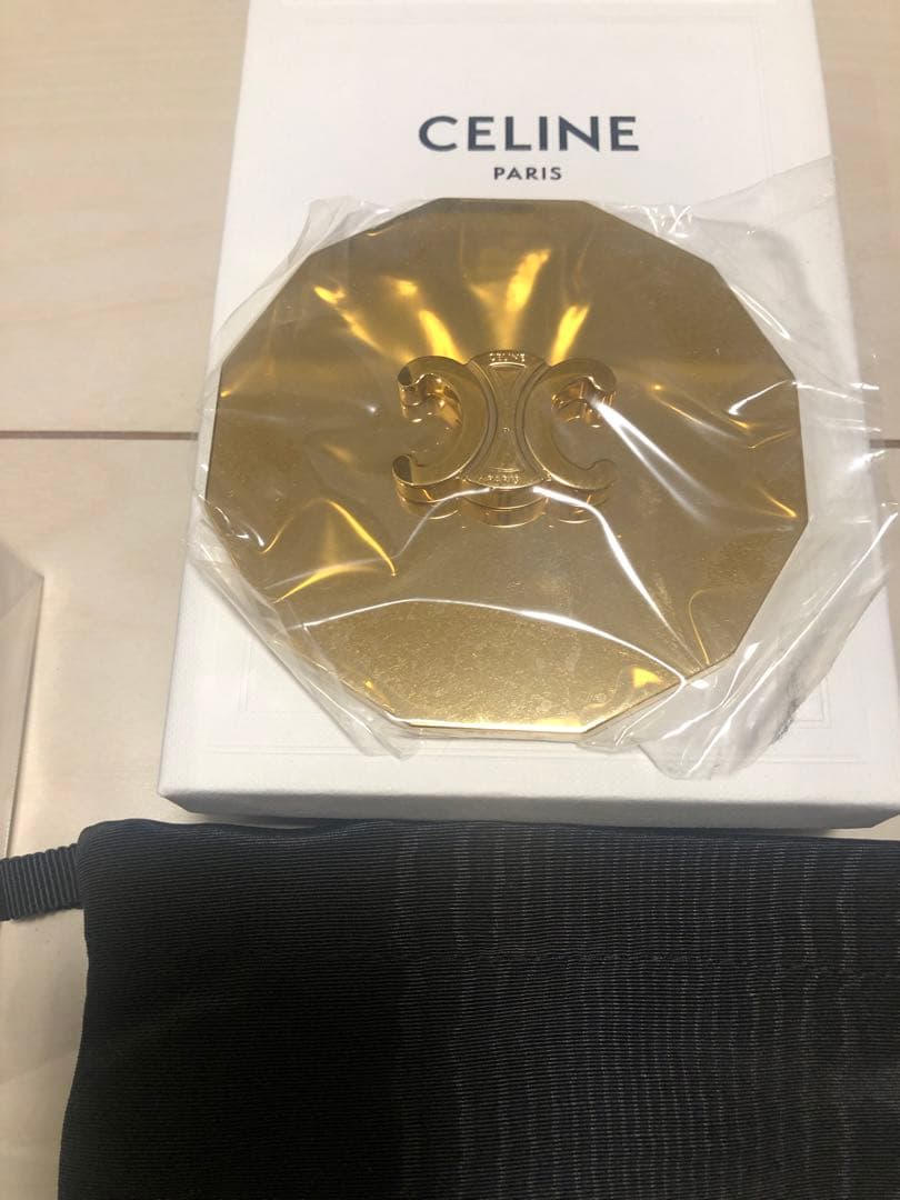セリーヌ CELINE キャンドル トリオンフ リッド / スチール