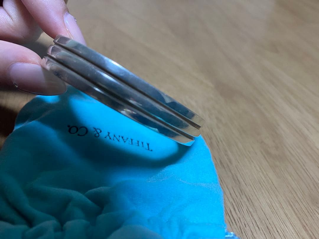 ティファニーアトラスグルーブドカフバングルSV925廃盤