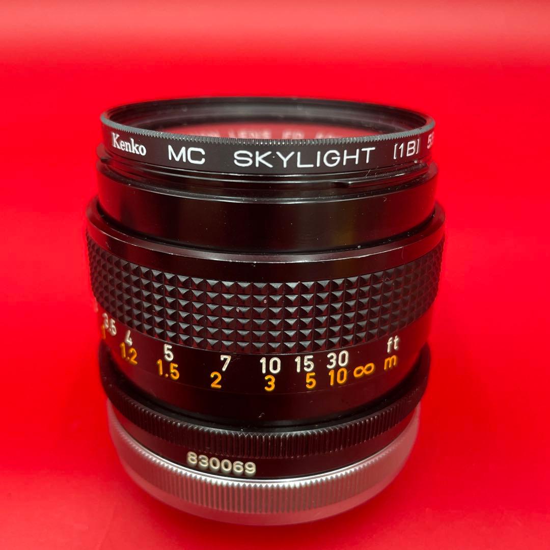 Canon FD 50mm F1.4 S.S.C. 単焦点 カビ・曇りなし