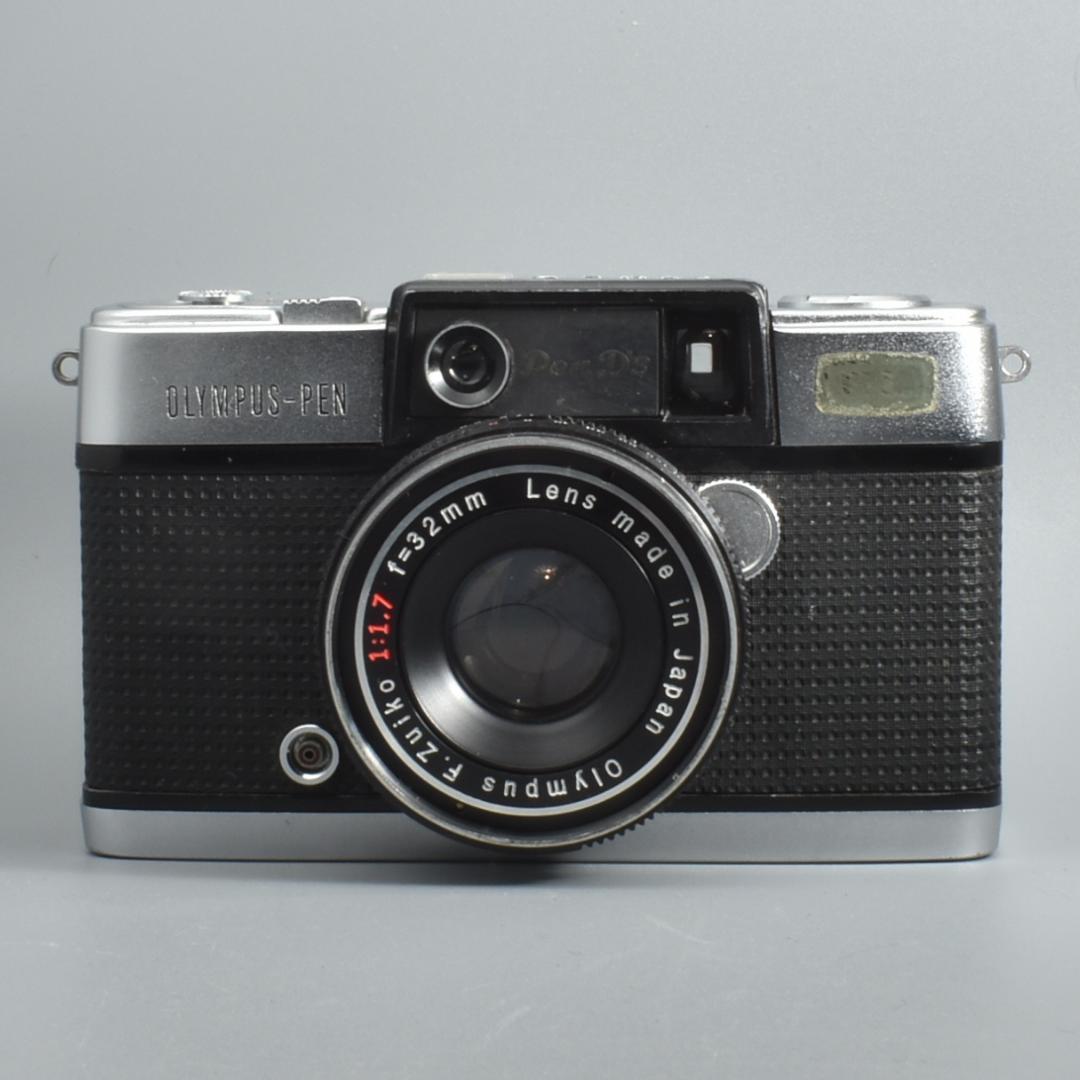 整備済 完動 Olympus PEN D3 露出計OK 32mm F1.7