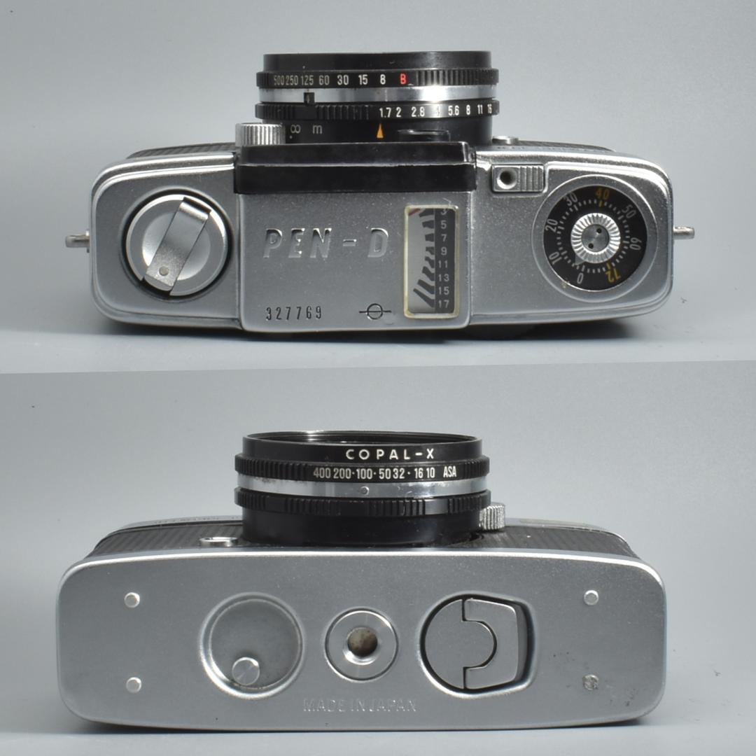 整備済 完動 Olympus PEN D3 露出計OK 32mm F1.7