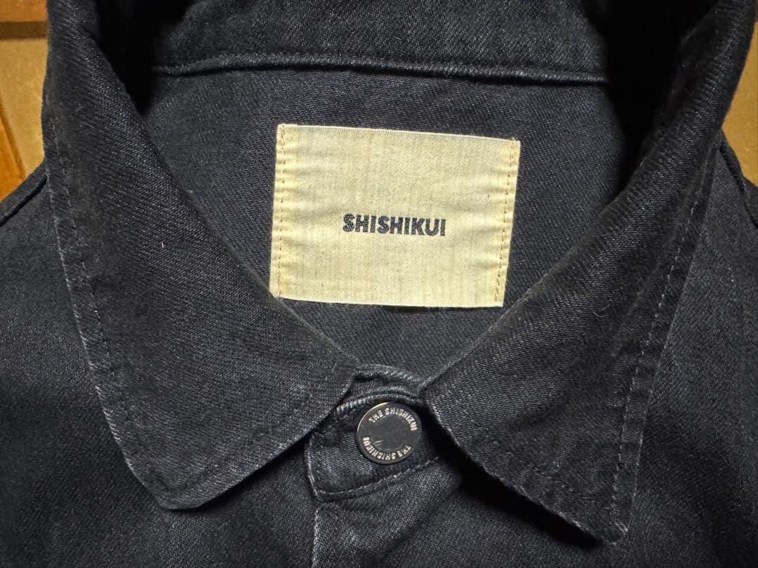 SHISHIKUI ブラックデニムジャケット