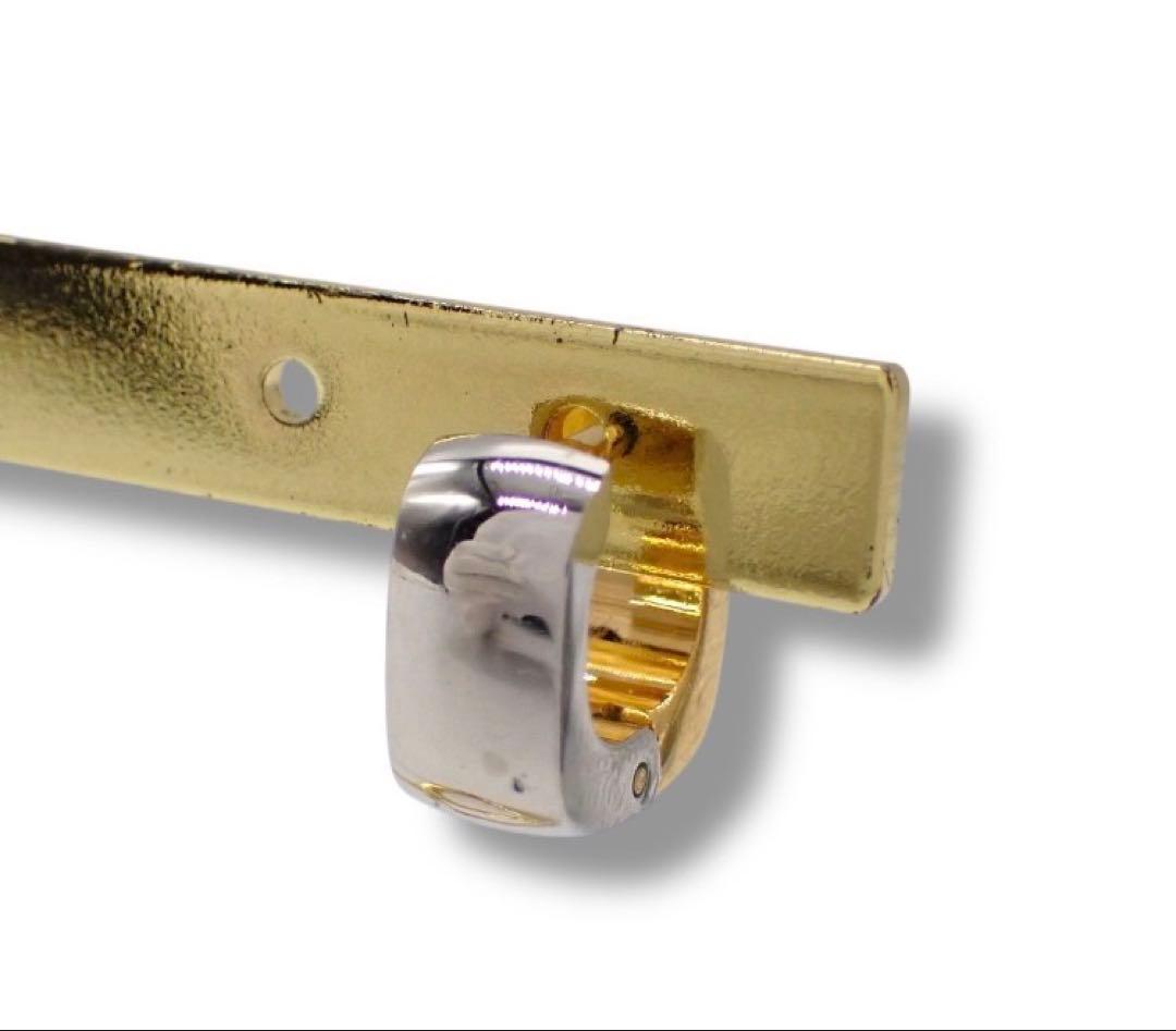 Louis Vuitton ゴールド シルバー ピアス(片耳用)