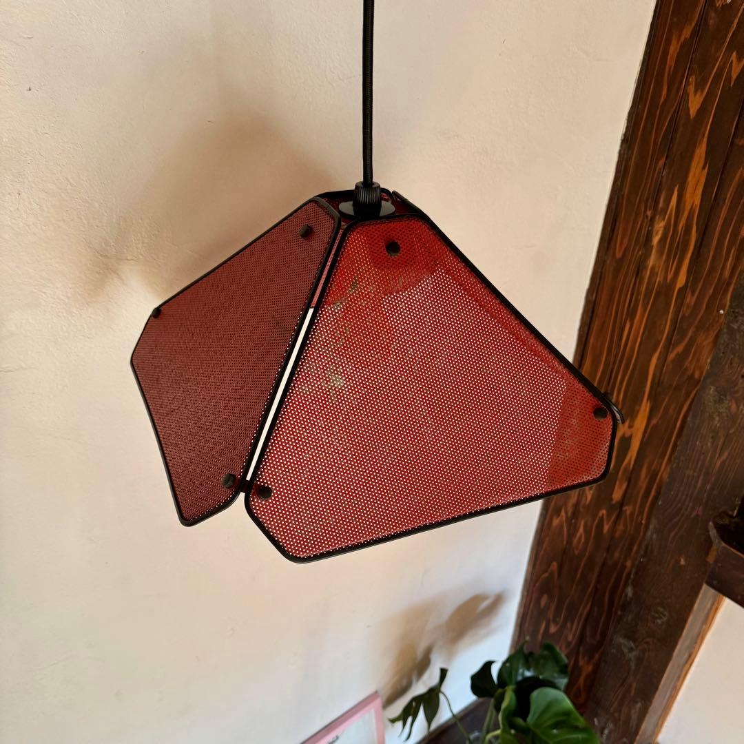 スペースエイジ ペンダントライト パンチングメタル ナショナル 昭和レトロ