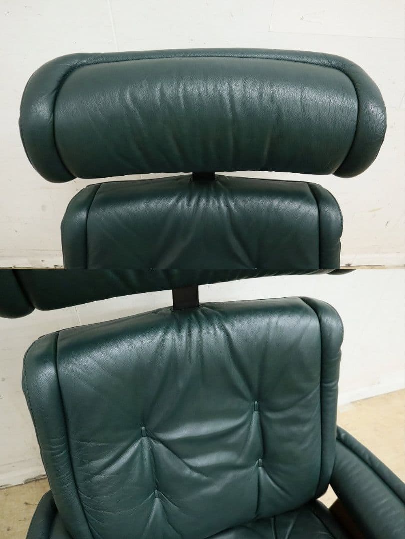 EKORNES エコーネス【プリンス】リクライニングチェア＆オットマン・本革