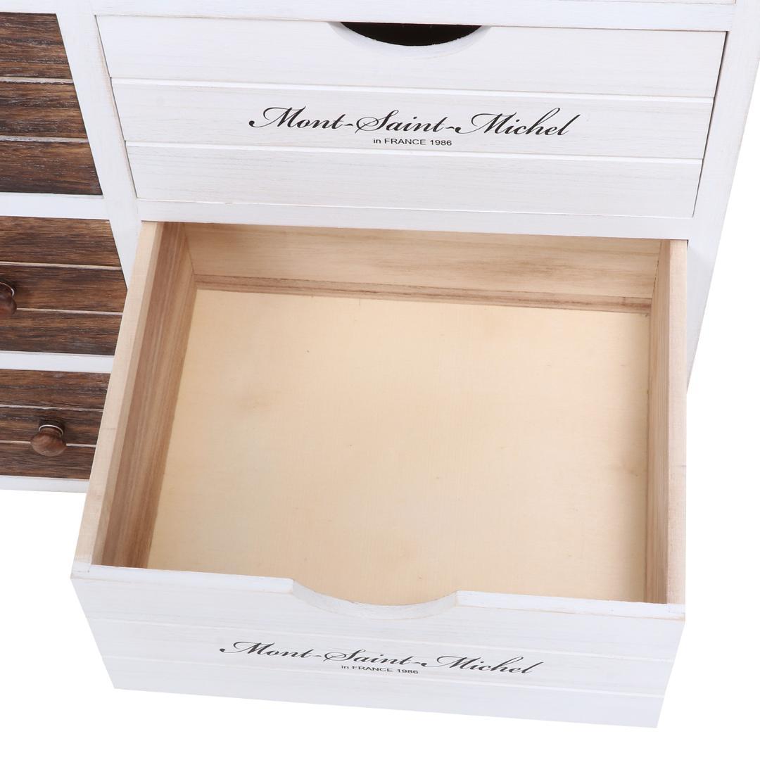 カントリーテイスト マルチチェスト 4段12杯