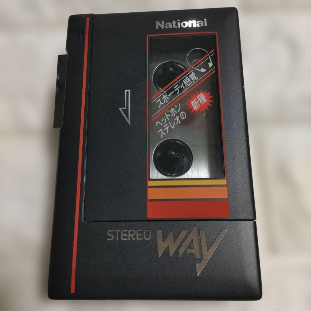 National WAY ステレオミニカセットプレーヤー 店頭品 未使用