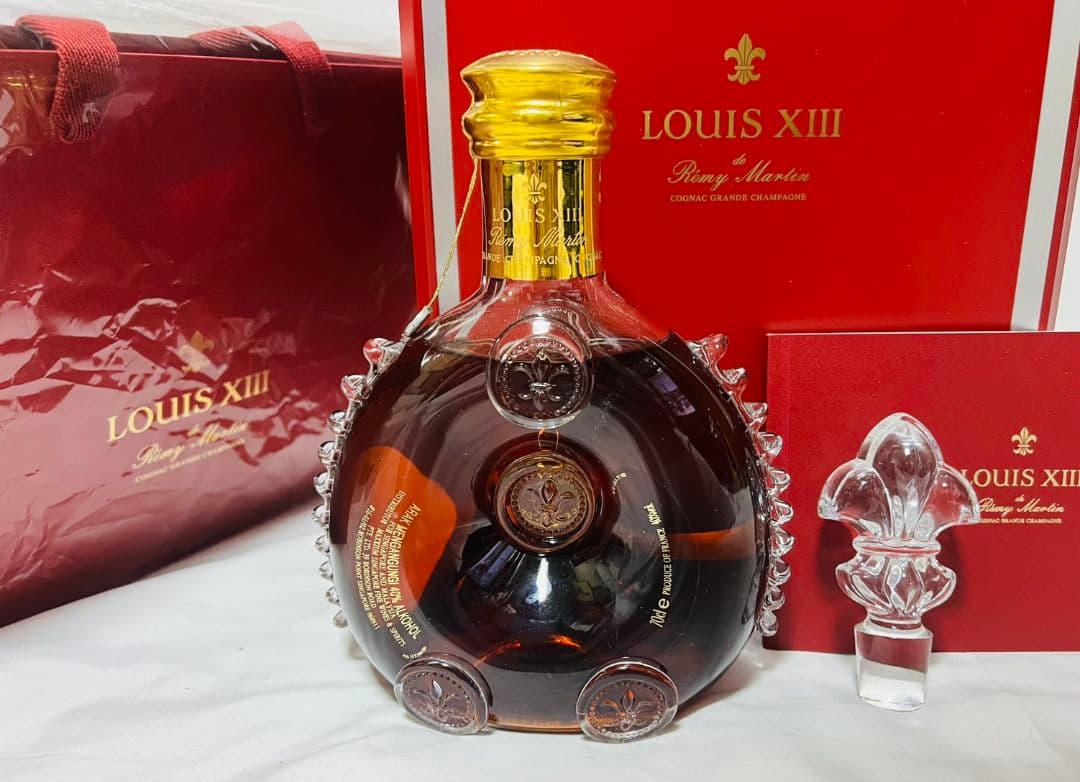 レミーマルタン ルイ13世 バカラ　替え栓・冊子・化粧箱・専用紙袋付き！ 未開封