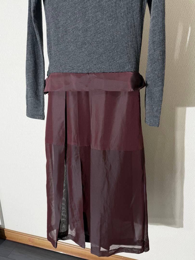 ヨウジヤマモト 95aw 切り替えロングワンピース ヴィンテージ