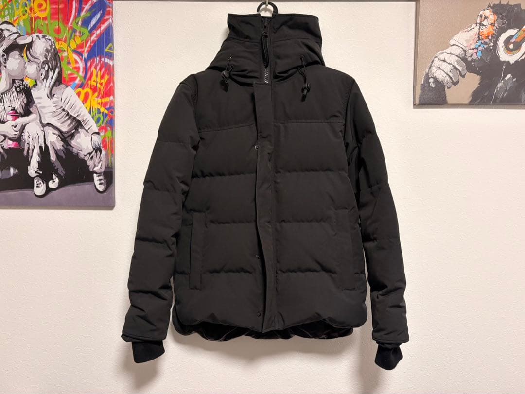   ジャスパー　ブラック ダウンジャケット