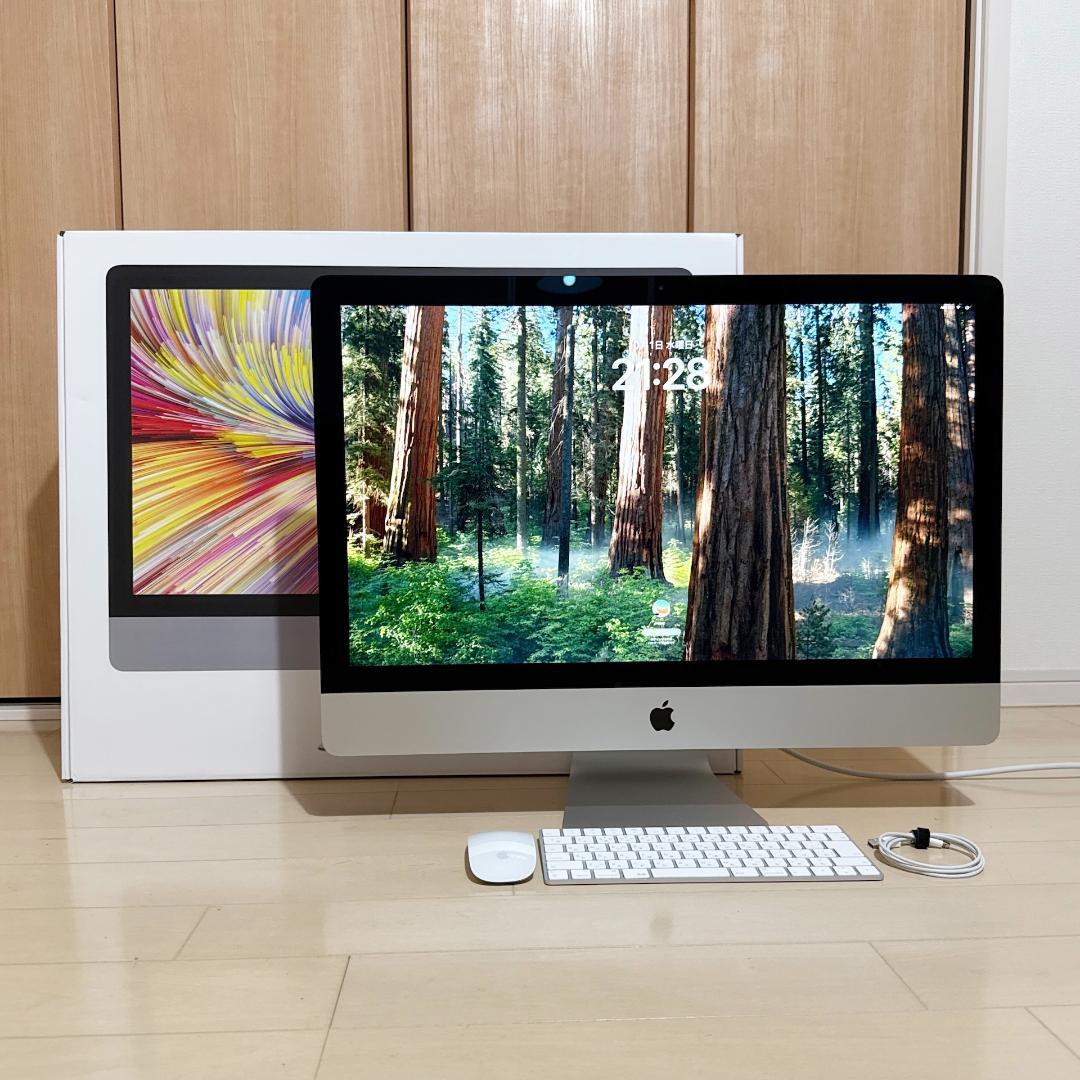 【美品】iMac2019 27inch i9 SSD合計2TB メモリ64GB