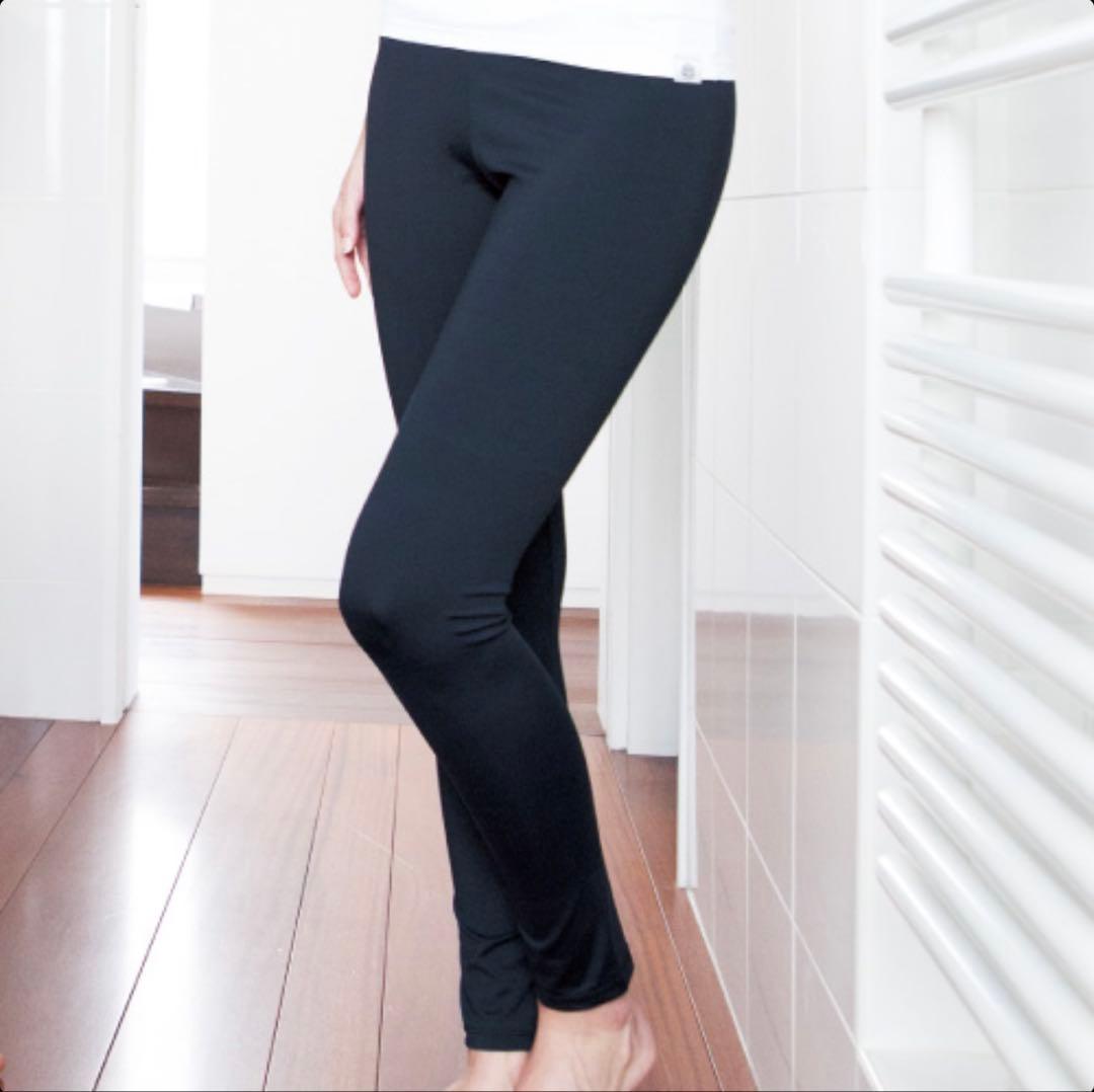 お値引き！！Invel ブラック ハイウエストレギンス Pサイズ(7号)