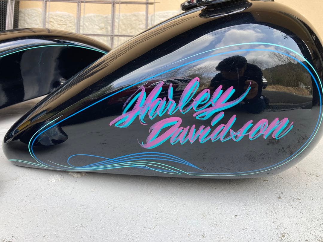 ミコライオさん専用。ハーレーエボソフテイルタンクセット