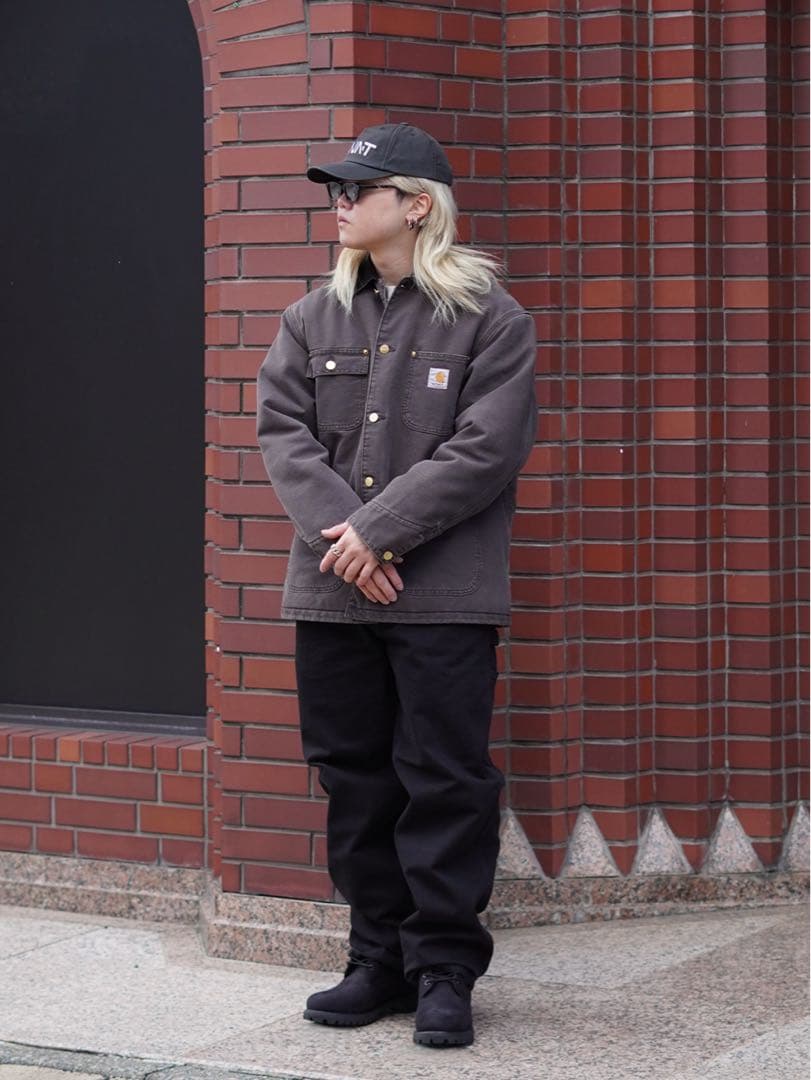 ksk様Carhartt コートジャケット グリーン smoke green S