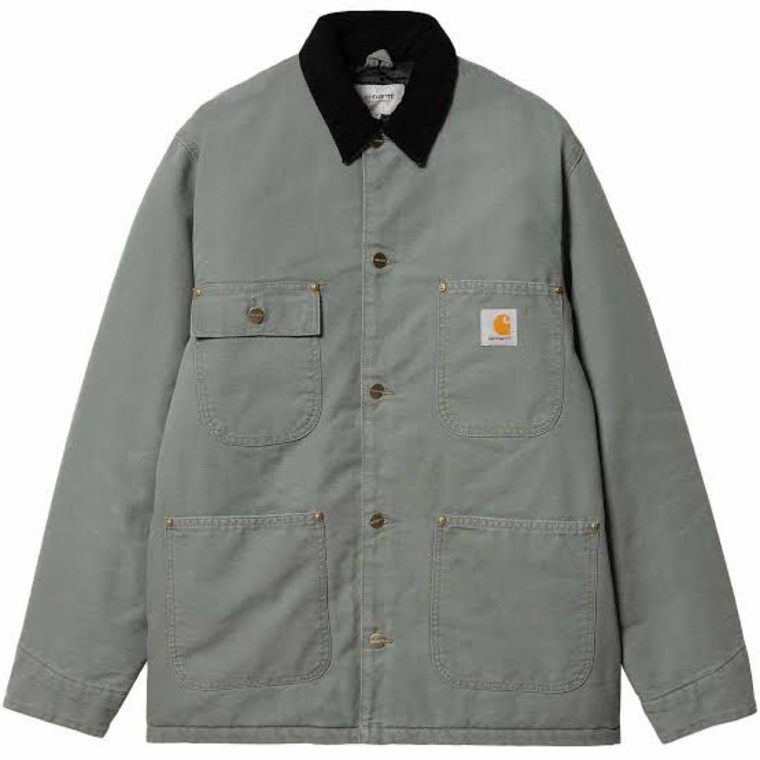 ksk様Carhartt コートジャケット グリーン smoke green S