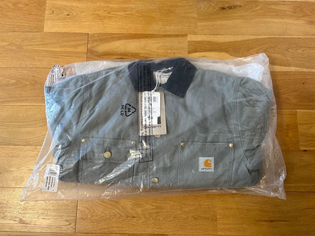 ksk様Carhartt コートジャケット グリーン smoke green S