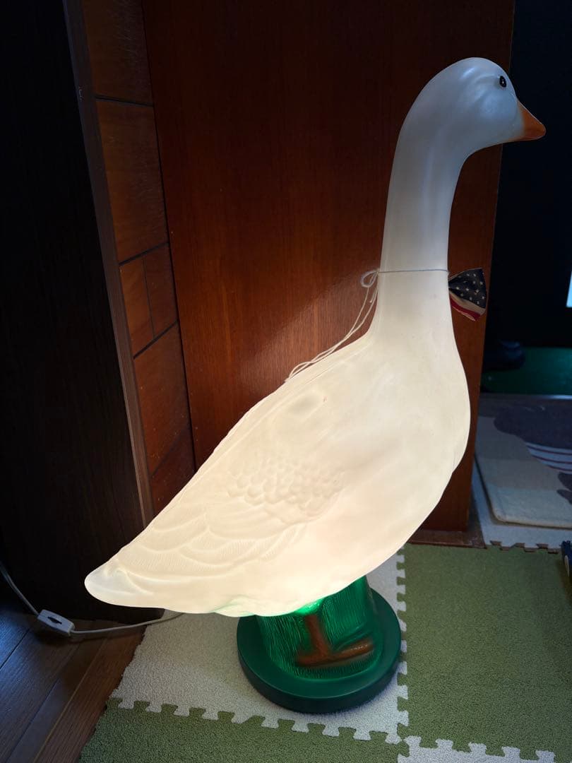 希少　アヒル型ヴィンテージランプ　昭和レトロ