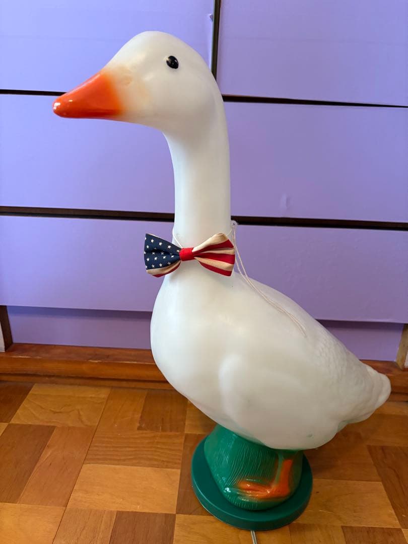 希少　アヒル型ヴィンテージランプ　昭和レトロ