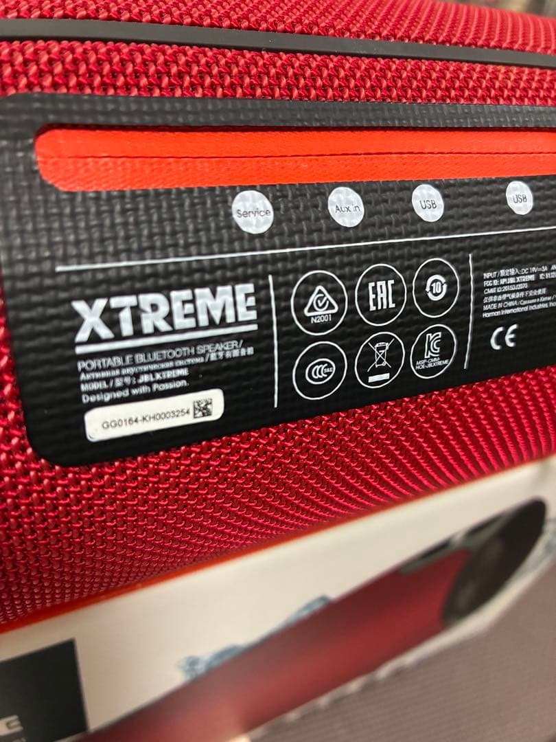 JBL XTREME ワイヤレススピーカー レッド美品