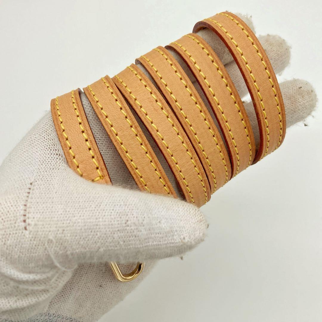 極美品 ルイヴィトン ショルダーストラップ ベルト 肩紐 ヌメ革 1.2×110