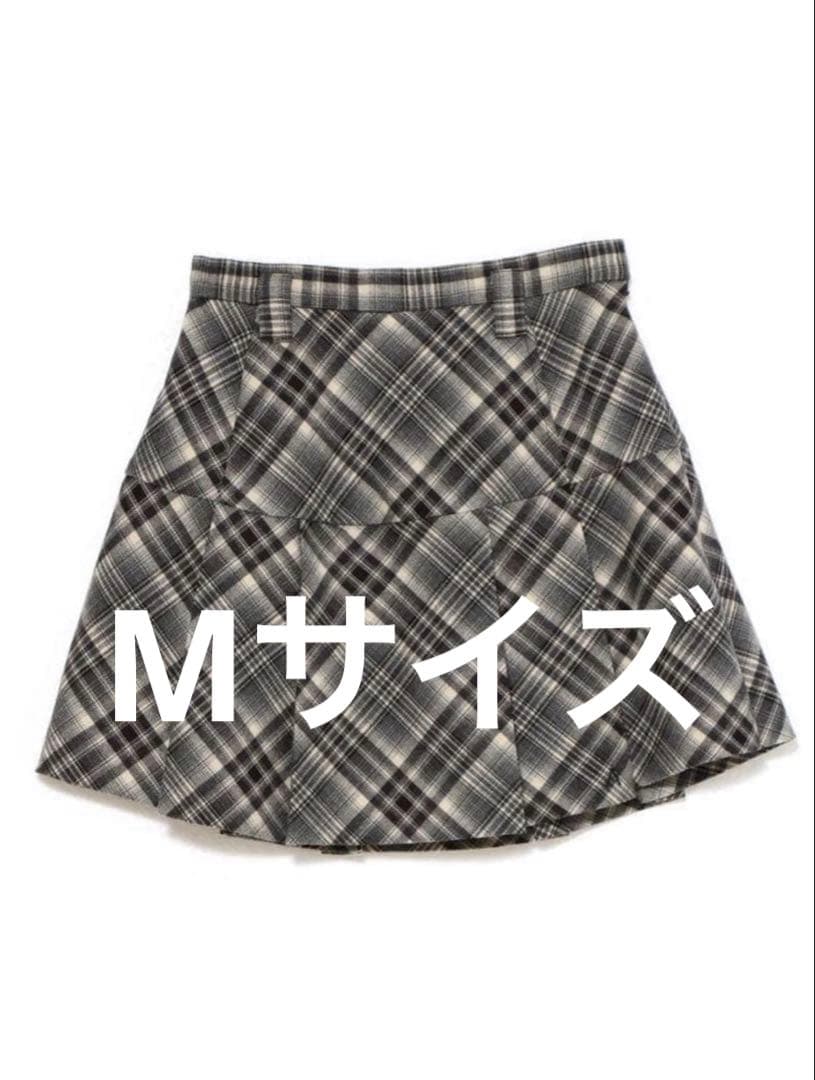 andmary Coco check mini pleatsskirt Mサイズ