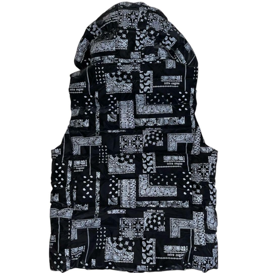 アダムスジャグラー RTEG ペイズリー柄 フード付き