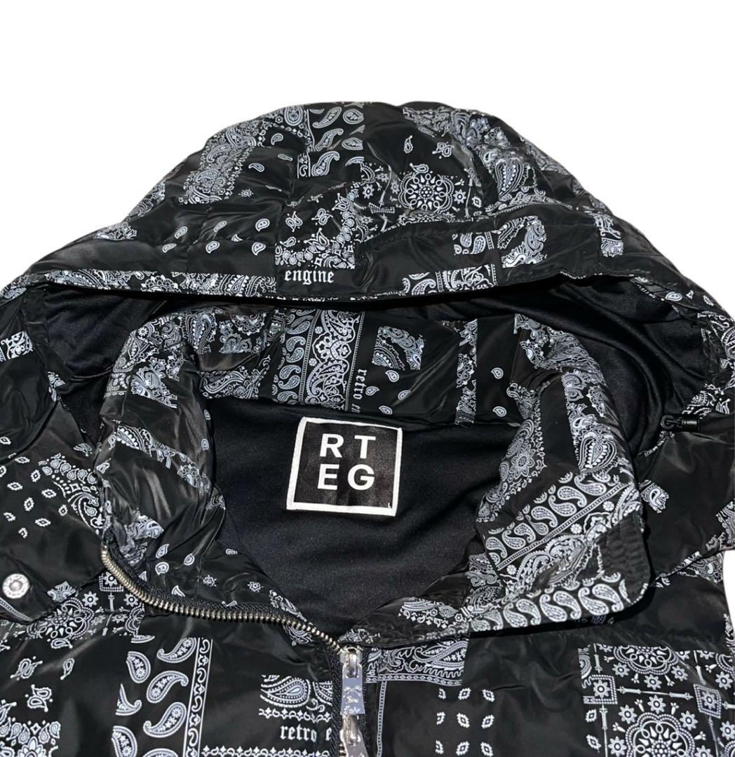 アダムスジャグラー RTEG ペイズリー柄 フード付き