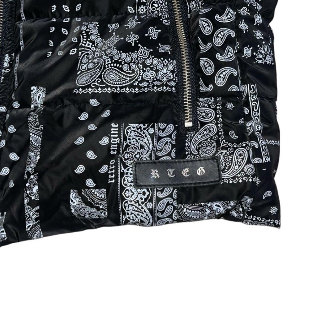 アダムスジャグラー RTEG ペイズリー柄 フード付き