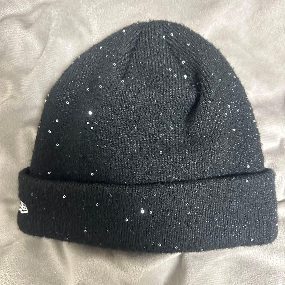 supreme ニット帽　キラキラ