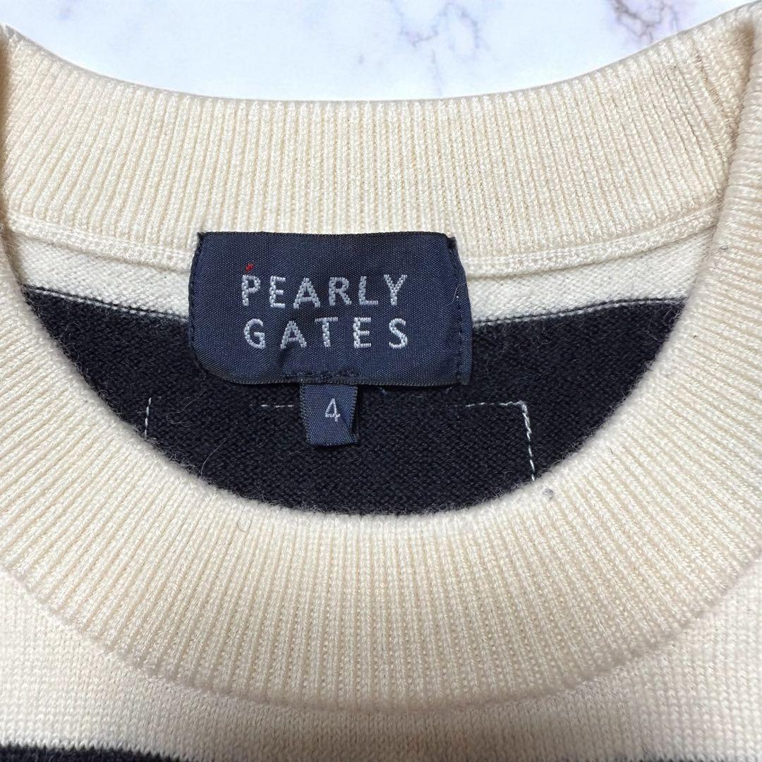 極美品　PEARLY GATES スヌーピー セーター サイズ4 PEANUTS