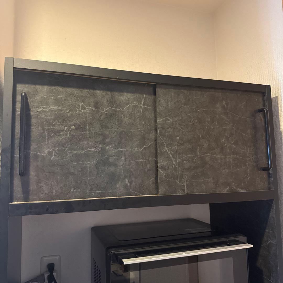 【本日限定出品】食器棚 完成品 レンジ台 キッチンボード